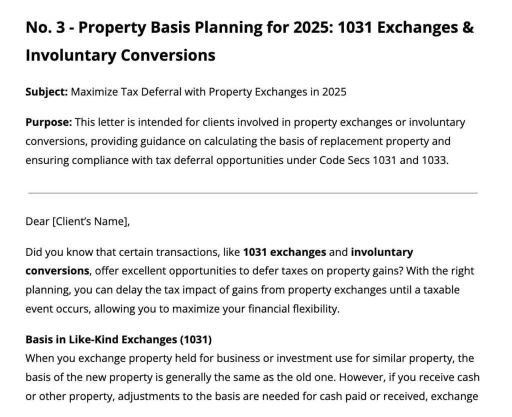 Tax Client Letter Templates 2025: Tax Firm Marketing (Email & Mail)