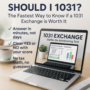 1031 Exchange Property Qualification Eligibility Criteria Scoring Tool Real Estate Investors Evaluating Like-Kind Investment Opportunities