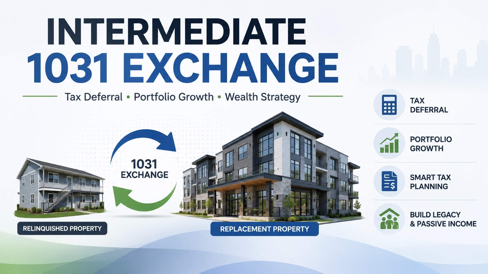 1031 Exchange Strategy for Real Estate Investors: Sell, Refinance, Trade Up & Build Wealth
